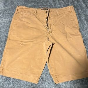 American eagle longer length brown shorts